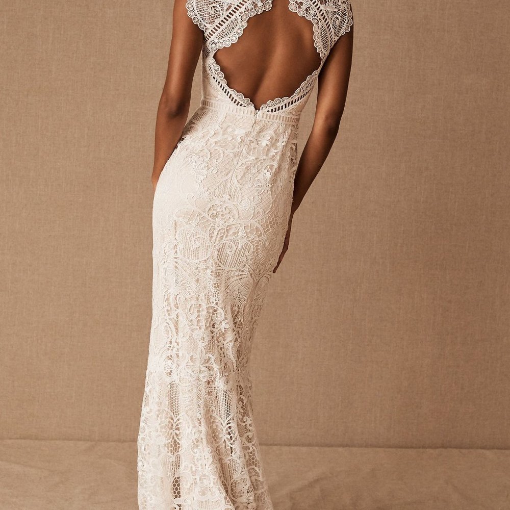 Catherine Deane Merry Wedding Gown Size 14 Lace NEW - Picture 8 of 12